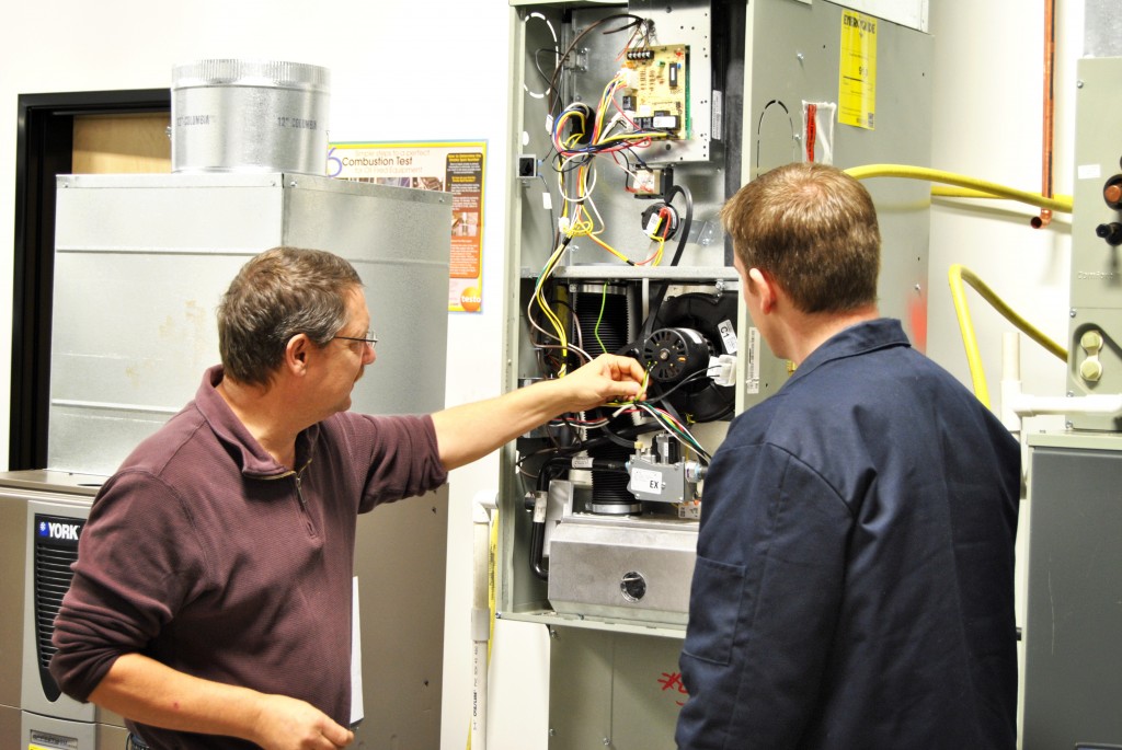 Dave Teaching on Gas Furnace